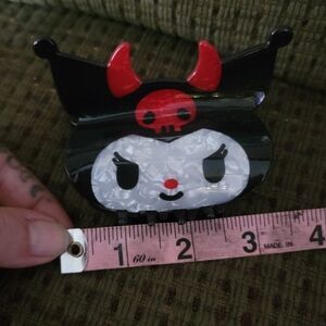 Hello Kitty Black and Red Devil Hair Clip